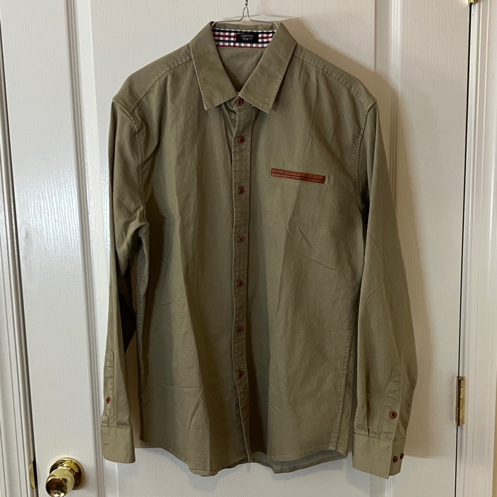 Stretch twill men’s shirt medium